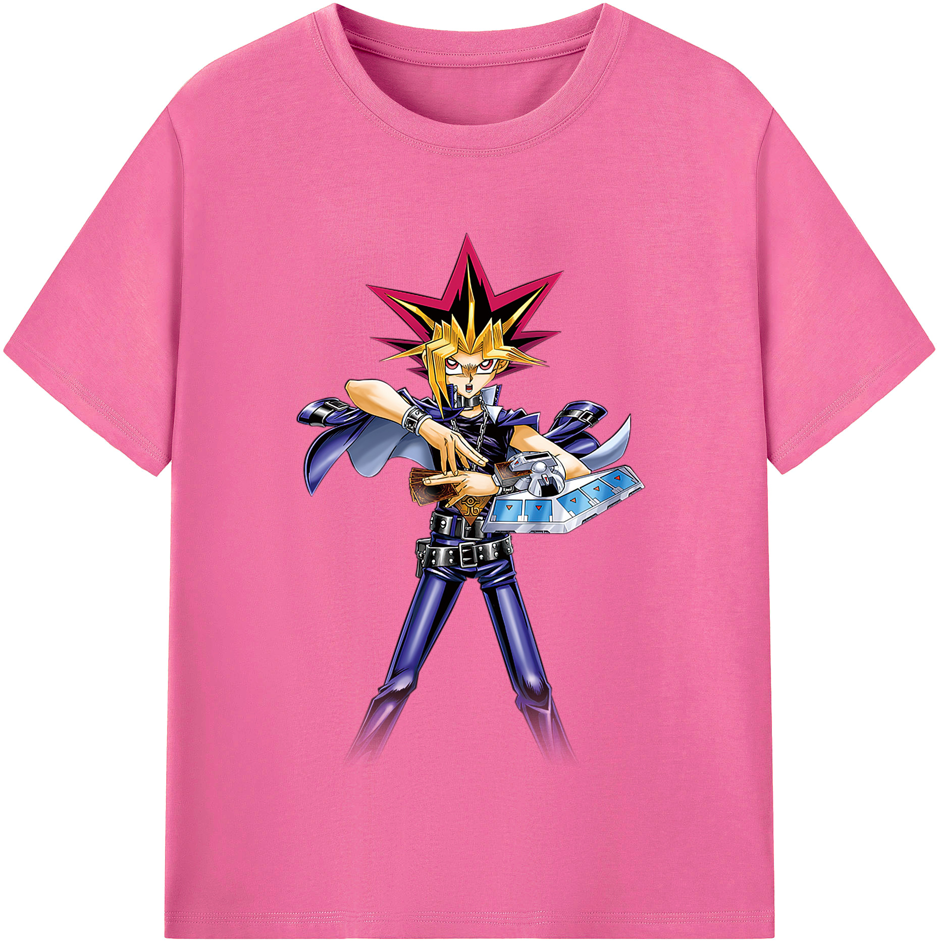 （画像用） 遊☆戯☆王 Yu-Gi-Oh! レディースカジュアルプリントTシャツ（綿100％）